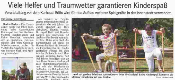 Kunterbunter Kinderspass 2011