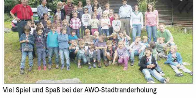 Viel Spiel und Spaß bei der AWO-Stadtranderholung